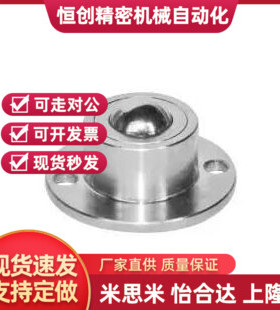 QDA21-D27/D30/D39/D48钢制万向球 车削型 法兰式