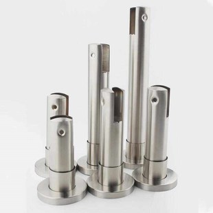 公共厕所卫生间隔断配件 304不锈钢支脚洗手间夹板隔板支撑脚