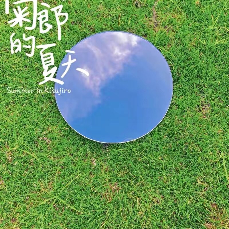 网红摄影道具高清玻璃模特拍照补光镜子客厅宿舍浴室镜贴墙免打孔