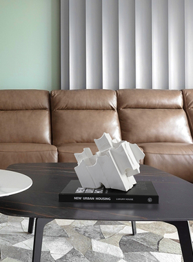 北欧简约样板房间不规则陶瓷摆件家居客厅K电视玄关柜摆设软装饰