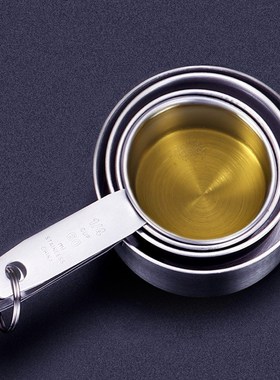 8/10Pcs Stainless Steel Measuring Cups and Spoons Set Deluxe