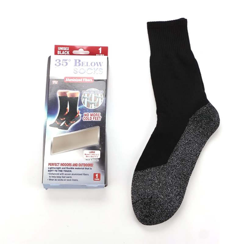 推荐1/2Pairs Winter Heated Socks Self Heating Socks Thermal 女士内衣/男士内衣/家居服 短袜 原图主图