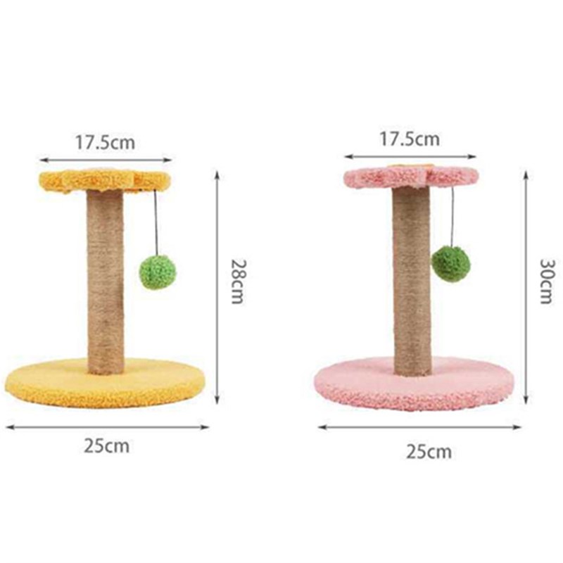 Sisal     Tree with qScratching Post Kitten Pet Scratcher To