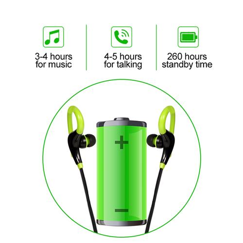 速发Music Wireless Earphone Bluetooth Ear Hook Stereo Sport