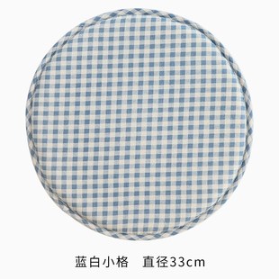 QD4D圆形餐椅坐垫家用海绵凳子A小圆凳通用垫子学生垫加厚圆垫套
