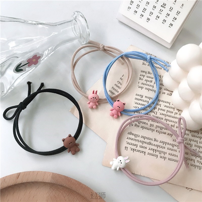 Japan and South Korea small fresh simple sweet hair circle c