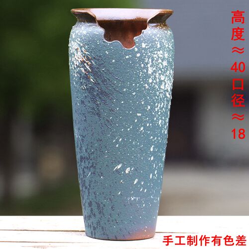 特大号切口多肉花盆粗陶瘦高紫乐悬崖老桩紫砂R缺口透气大法师陶
