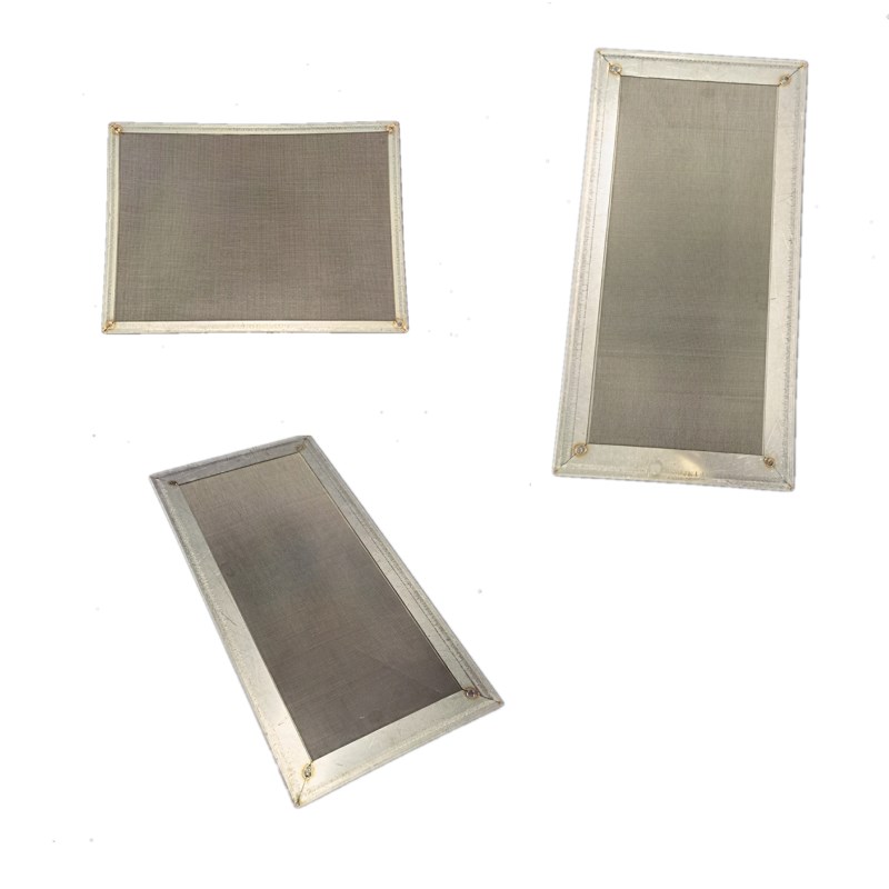 定制304不锈钢鱼缸过滤u网片鱼粪便过滤网包边过滤网工业用防尘网