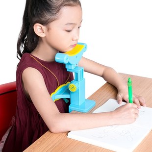 小孩学生写字姿势矫正器神器学习作业支撑孩子下巴支架桌子防近视