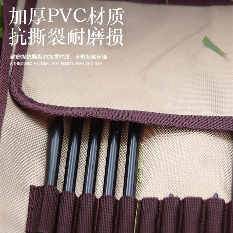 户外野营地钉收纳m包帐篷天幕营钉锤子工具包简易手提收纳袋大号