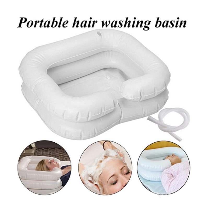 Portable Pvc Inflaptable Wash Basin Bathtubs Hair Washing Ba