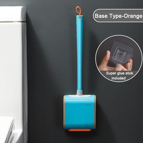 Toilet Brush Set/Single Silicone Brush Head Bathroom Product