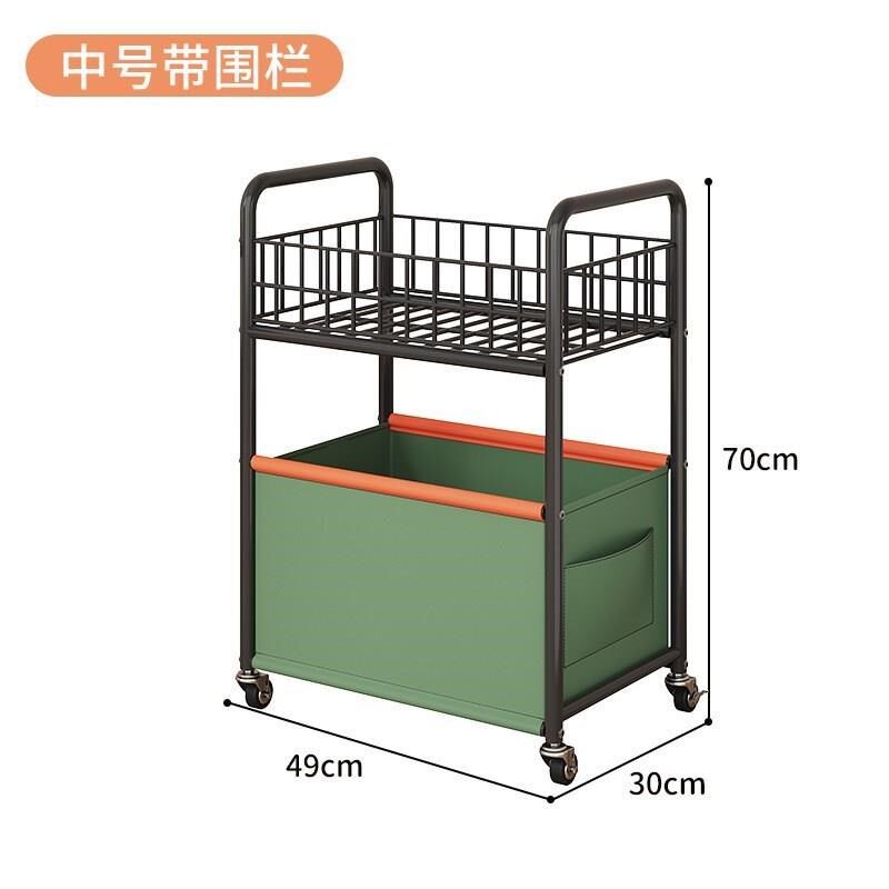 玩具收纳筐多功能推车玩具收纳箱篓子卧室M客厅大容量分类收纳篮