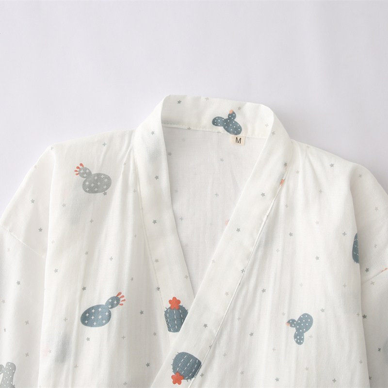 睡衣睡袍女春秋纱布浴衣白色薄款全棉夏季日式和服浴袍睡裙,女士内衣/男士内衣/家居服,睡袍/浴袍,淘宝优惠券,粉丝福利购,淘宝优惠卷