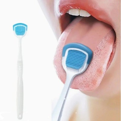 1pc Tongue Scraper, Reduce Bad Breath For Oral Care, Tongue