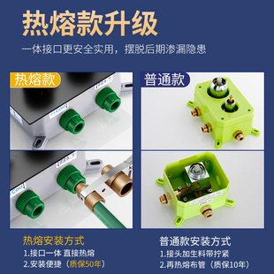 黑色暗藏入墙式 花洒恒温家用飞瀑布雨淋暗装 隐藏嵌入式 淋浴套装