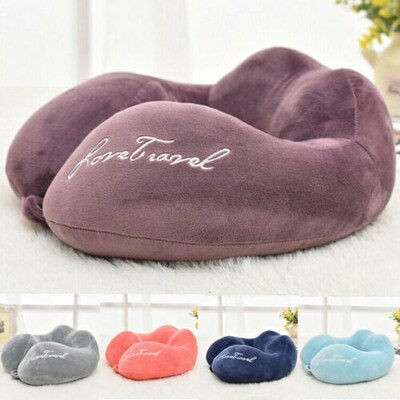 U Shaped Travel Memory Foam Neck Pillow Support Head Rest A