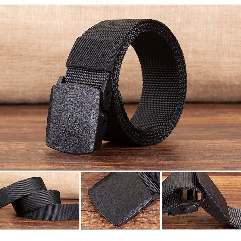 速发A Military Men Belt Adjustable Waist Belts with Plastic