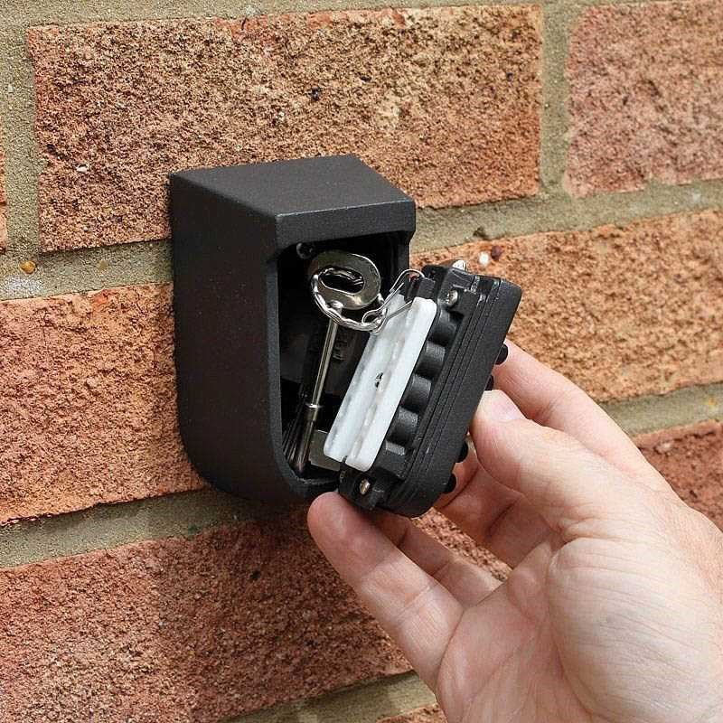 Safe Box Alunium Alloy vWall Mounted Home Safety Passwo