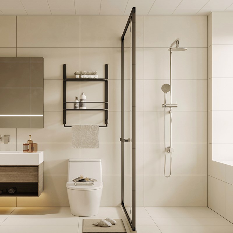 奶油风微水泥瓷砖卫生间墙砖厨房肌肤釉墙面砖地配套花砖400x800