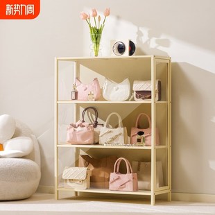 放包包收纳柜神器家用包柜衣柜包架防尘手袋托特置物架透明展示柜