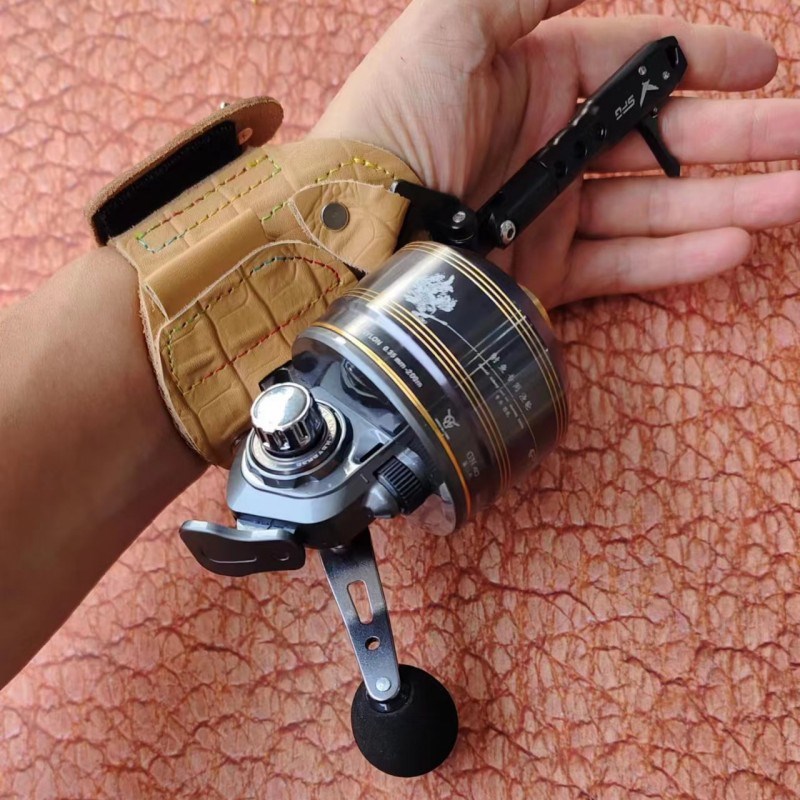 鱼镖撒放器腕撒握撒腕带射鱼镖D环尾冒散放器鱼镖镖尾冒d环尾冒