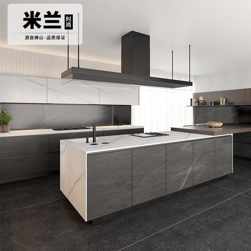 1600x3200白色哑光岩板15毫米背景墙台面倒台展柜岩板加工大板