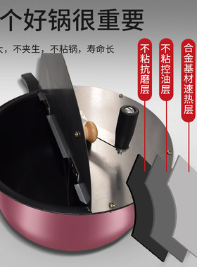台式球形爆米花机商用燃气手摇搅拌美式爆谷机蝶形电动手动米花机