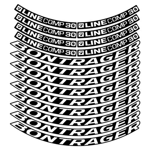 棒槌哥2020Bontrager Line Comp 30山地自行车轮组贴车圈改色贴纸