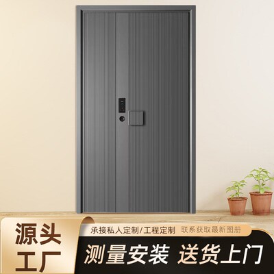铸铝门防盗门别墅大门精雕铸铝门子母门甲级防盗门入户门不锈钢门