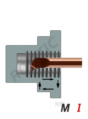 Lathe Boring Cutter Coated MIR Mini Endmill Internal Turing