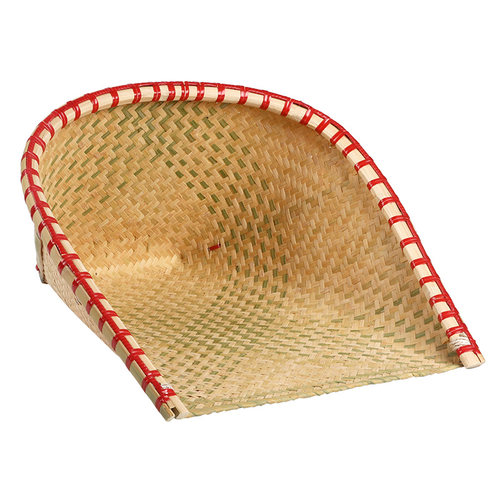 手工天然竹编制品 竹簸箕 家用大号畚箕 竹筲箕 酒店农庄竹编装饰