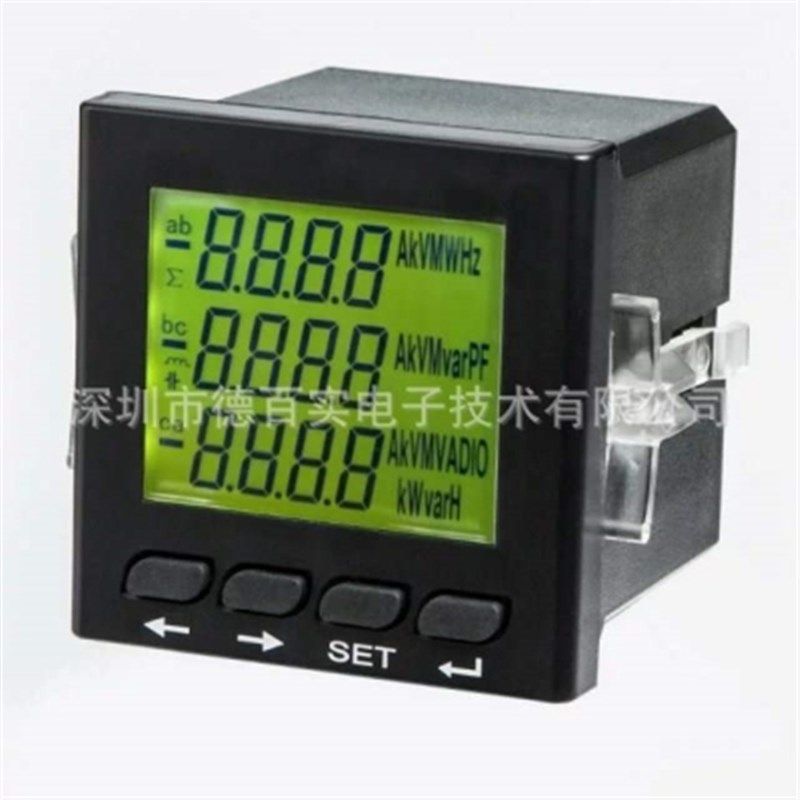 新品新厂a销液晶数显三相电流电压功率计 电度电能电量表智能数显