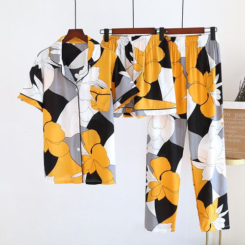 新品2023 New Pyjamas For Women's Spring And Summer 100%Visco