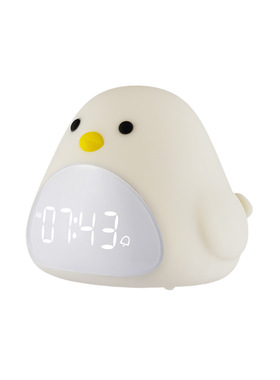 促销智能懒人时光鸟闹钟LEDy夜灯数字闹钟儿童创意贪睡夜光闹钟