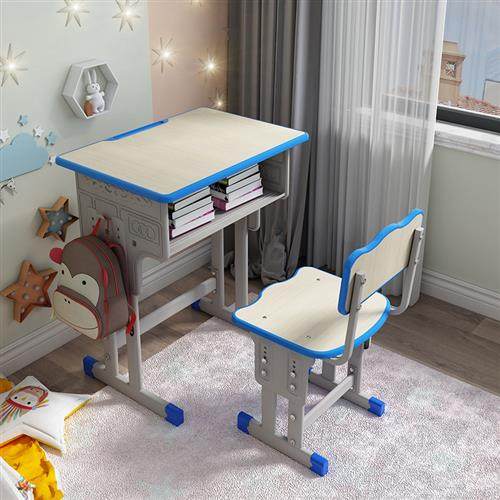 中小学生课桌椅升降学校托管补习写作业家用儿童书桌X学习桌男女