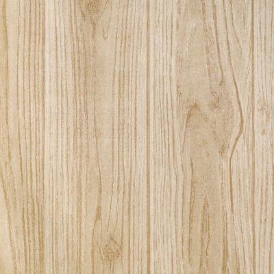 和式中式做旧松木色仿木r纹壁纸不织布美式浅灰原木色木板纹壁纸