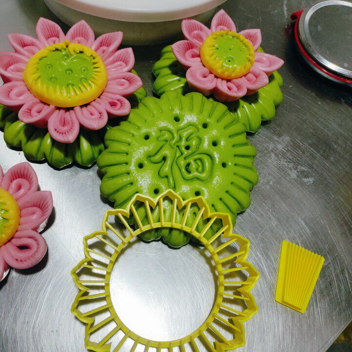 花饽饽馍蛋糕花边造型q底座面食印字家用中式福祥云馒头切模模具