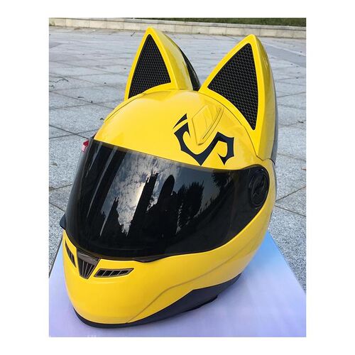 NITRINOS The cat - ear motorcycle helmet is the four-season