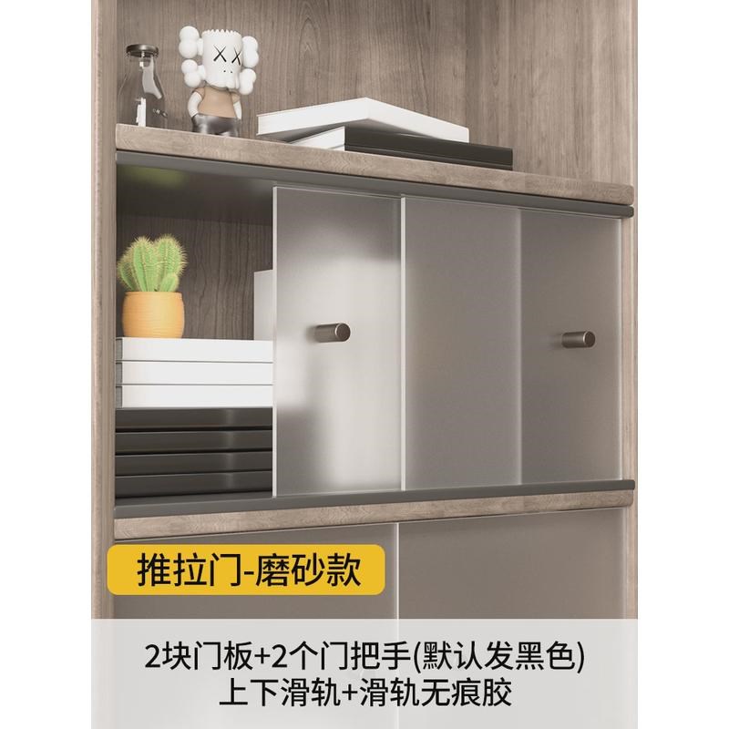 亚克力柜门定制防尘装电视柜子遮挡板自简易加装推拉玻璃门免新款
