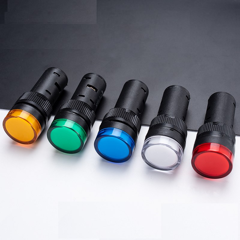 20 Pcs/Lot Mixed Color AC/DC 12V,24V,110V, AC220V AD16-16C 1