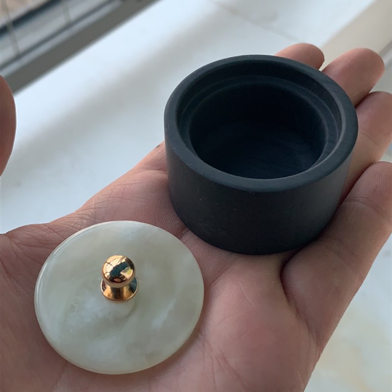 玉石 小砚台 小楷砚台 石头 高3.06