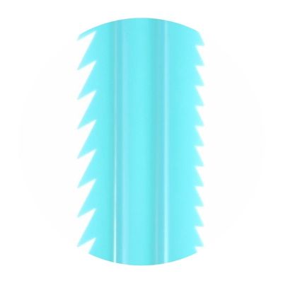 PP Jagged Edge Cake Scsraper Plain Smooth Cream Spatulas Fon