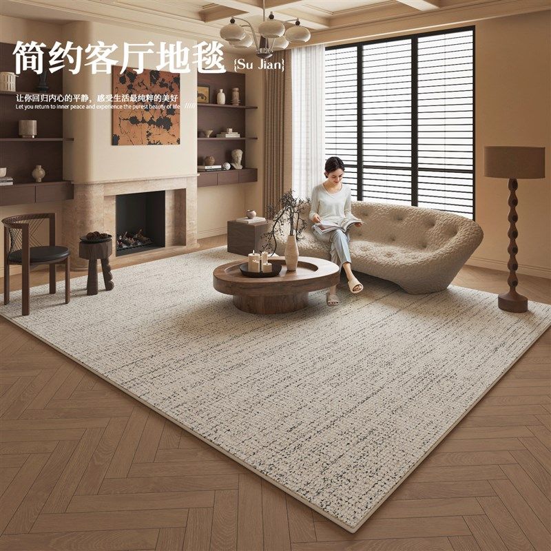 地毯客厅2024新款免洗可擦侘寂风沙发垫家用现代卧室床边加厚地垫,居家布艺,地毯,淘宝优惠券,粉丝福利购,淘宝优惠卷