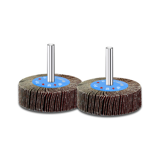 带柄百叶轮d磨头金属木材打磨抛光圆柱锥形砂布砂纸千页百叶磨头