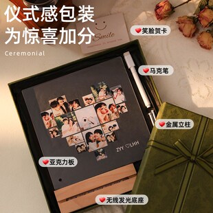 照片定制diy夜灯周年纪念意义礼物生日送男友女情侣相框2025新款
