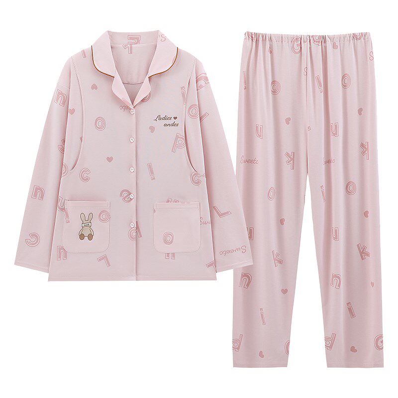 月子服春秋季产后哺乳孕妇睡衣女夏季薄款喂奶家居服产妇套装