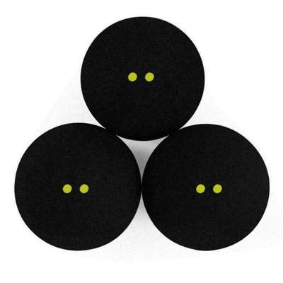 推荐1pcs competition squash ball two-yellow dots low speed o