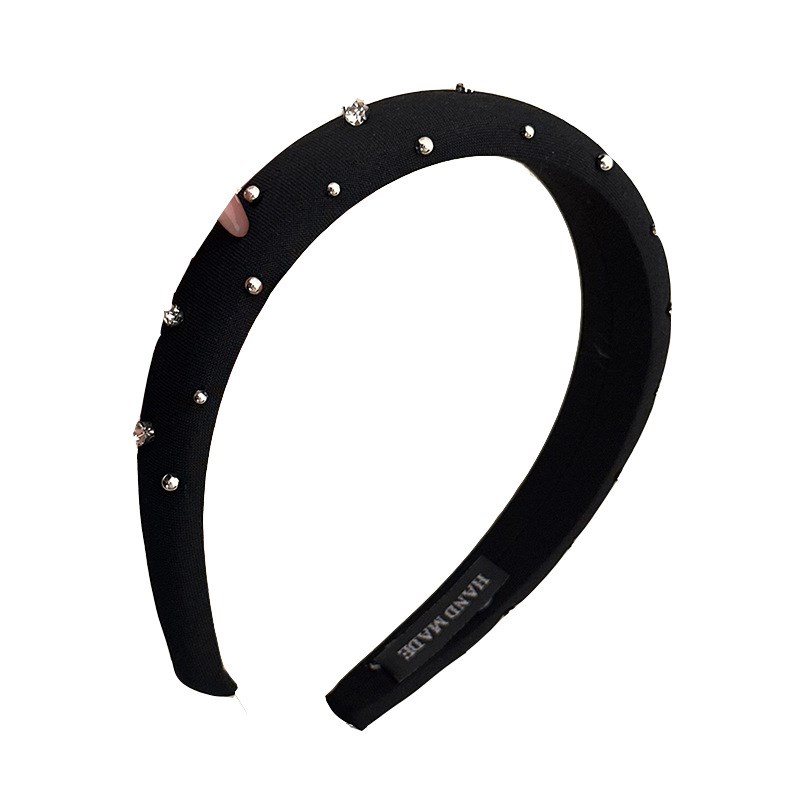 韩国超重工钉钻发箍显脸小发卡发饰简约高颅顶头箍U头饰气质夹子