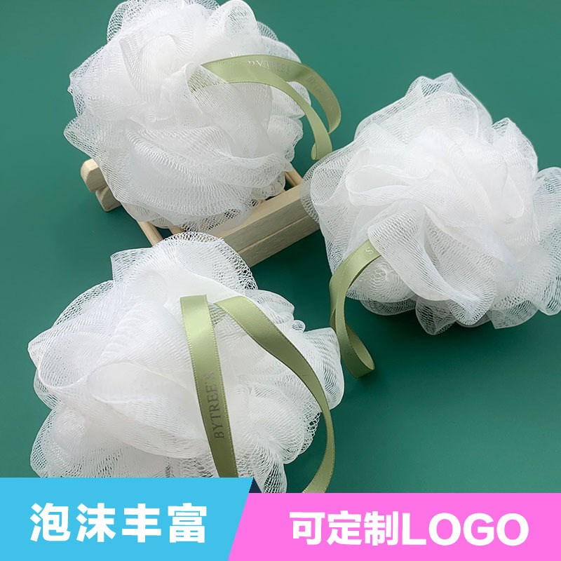 现货家用浴室洗澡25克沐浴球搓背浴花球柔软不散花沐浴花沐浴洗澡
